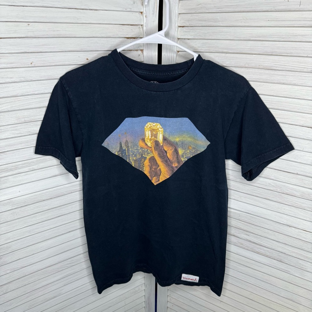 Diamond Supply Co. Graphic Navy Blue Crewneck T-Shirt  Men’s Small